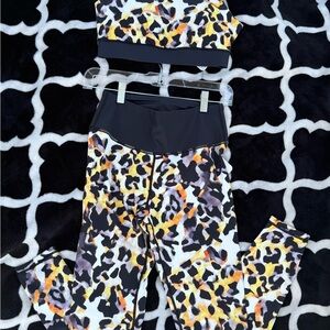 Leopard Print Activewear Set